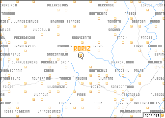 map of Roriz