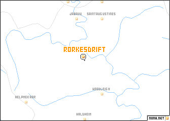 map of Rorkeʼs Drift