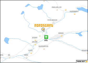 map of Rørosgard