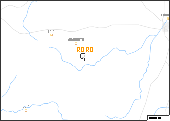 map of Roro