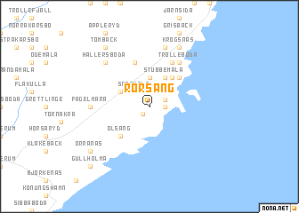 map of Rörsäng