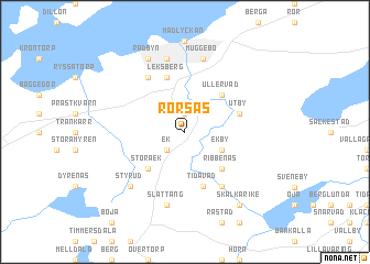 map of Rörsås