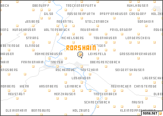 map of Rörshain