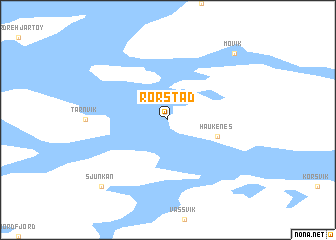 map of Rørstad