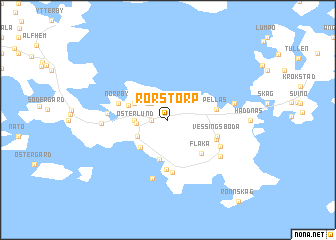 map of Rörstorp