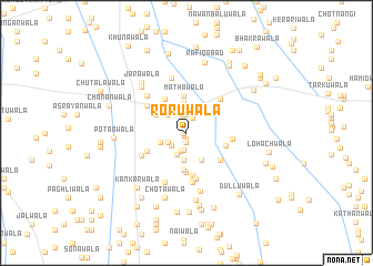 map of Roruwāla