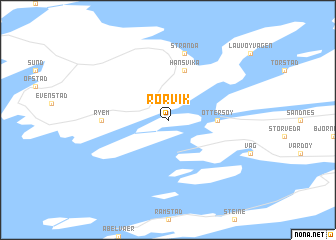 map of Rørvik