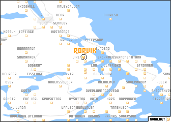 map of Rörvik