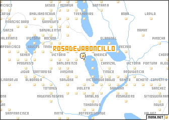 map of Rosa de Jaboncillo