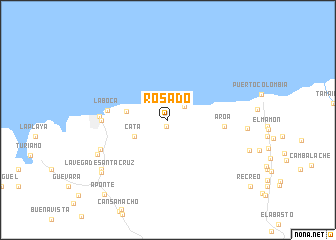map of Rosado