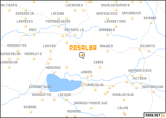 map of Rosalba