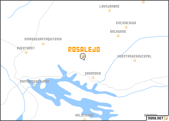 map of Rosalejo