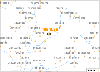 map of Rosales