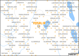 map of Rosalía