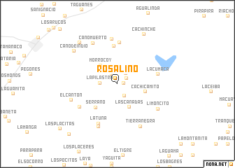map of Rosalino