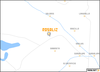 map of Rosa Liz