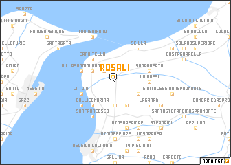 map of Rosalì