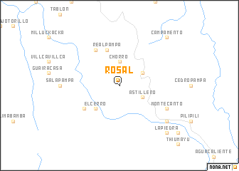 map of Rosal