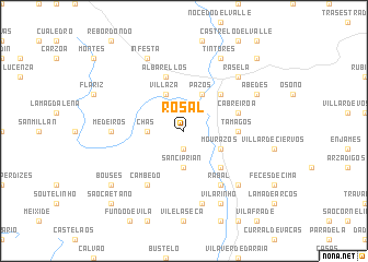 map of Rosal