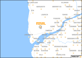 map of Rosal