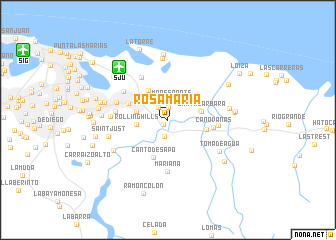 map of Rosa Maria