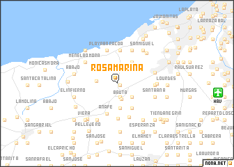 map of Rosa Marina