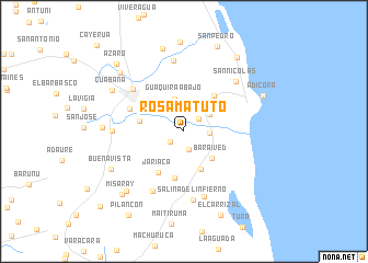 map of Rosa Matuto