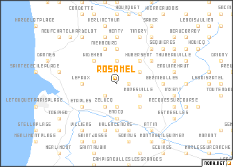 map of Rosamel