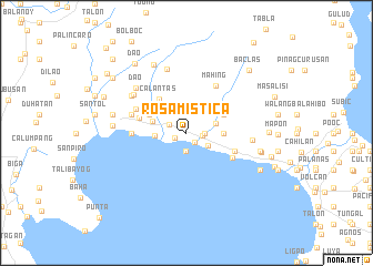 map of Rosamistica