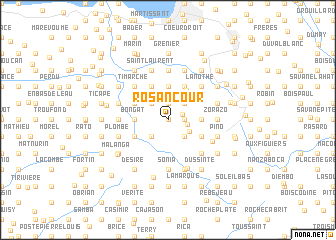 map of Rosancour