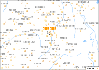 map of Rosane