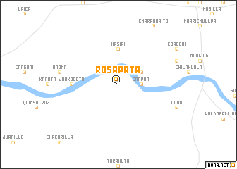 map of Rosapata