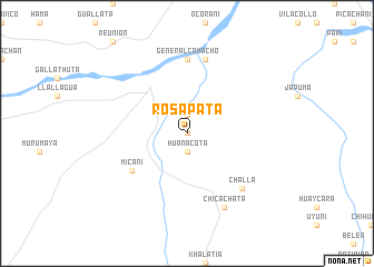 map of Rosapata