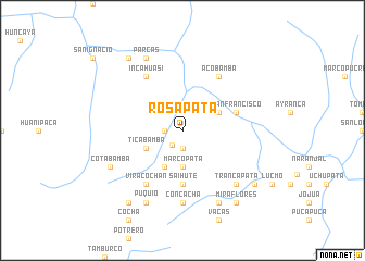 map of Rosapata