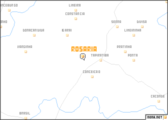 map of Rosária