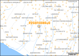 map of Rosario Abajo