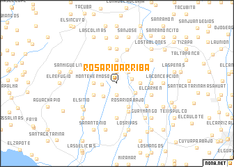 map of Rosario Arriba