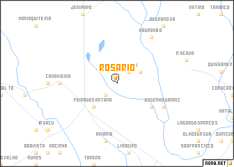 map of Rosário