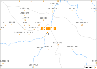 map of Rosario