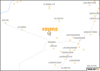 map of Rosario