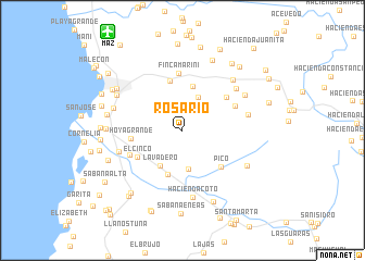 map of Rosario