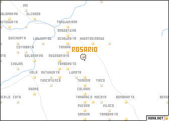 map of Rosario