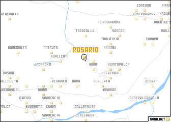 map of Rosario