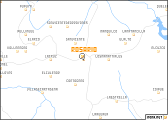 map of Rosario