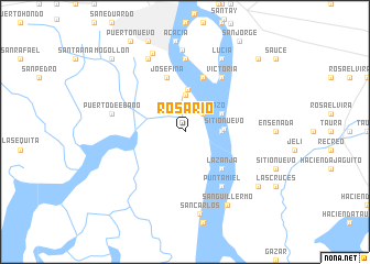 map of Rosario