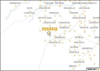 map of Rosario