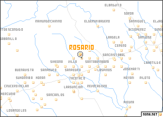 map of Rosario