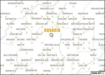 map of Rosario