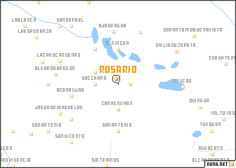 map of Rosario