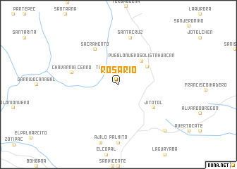 map of Rosario